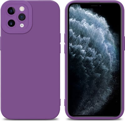 Cadorabo Hoesje geschikt voor Apple iPhone 11 PRO in FLUID MAT PAARS - Beschermhoes gemaakt van flexibel TPU silicone Cover Fluid Case
