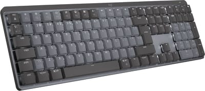 Logitech MX Mechanical Draadloos Illuminated Performance Toetsenbord Graphite - Tactile - US - Toetsenbord - US International - Zwart