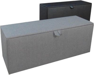 Slaaploods.nl Zitbank Met Opbergruimte en Deksel - 90x40x45 cm - Kunstleer Zwart