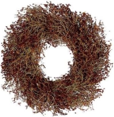 DBT Krans Landelijk Hout-Natuurlijke Materialen "Authique Autumn" Naturel D 30 cm