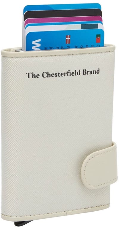The Chesterfield Brand - Leren Pasjeshouder Off White Delsbo