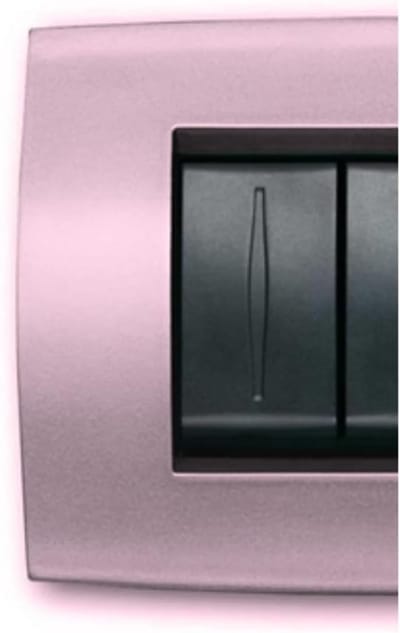 Zachte Metalen Afdekplaat 6 Modules Lila Universeel