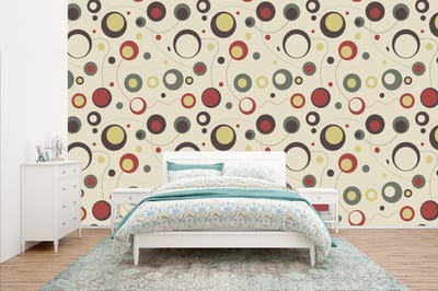 Behang - Fotobehang Cirkel - Lijn - Design - Breedte 400 cm x hoogte 240 cm
