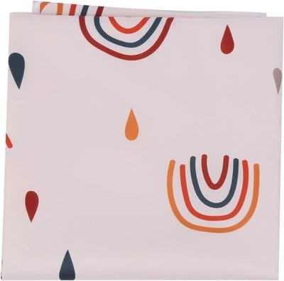 Waterdichte vloermat antislip 110x110 cm voor kinderstoel