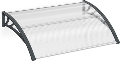 Deur Luifel - Regenkap Buiten - Weer Beschermen - UV Bestendig - 150x100 cm - Transparant