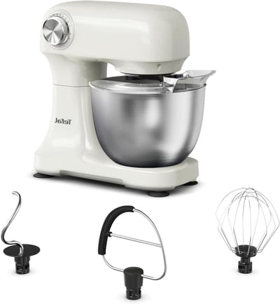 Keukenmachine - Mixer Kom - Bakken Recepten - Planetair Roersysteem - 3.5 Liter - Wit