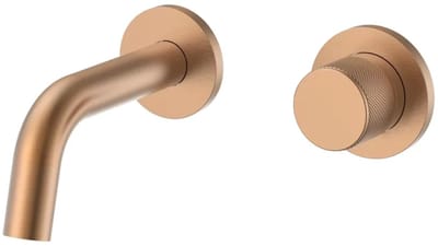 DutchLine S-Grip Fonteinkraan - afbouwdeel - Geborsteld Koper