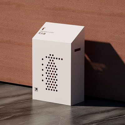 Brandblusser Kabinet - Brandblusserkast Veiligheid - Veilige Opslag - Gesneden Ontwerp - Maat XL - Wit