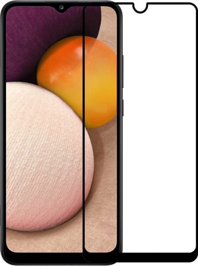 Screenprotector Geschikt voor Samsung Galaxy A02s - Full Cover - Beschermglas - Gehard Glas - Tempered Glass - Screen Protector