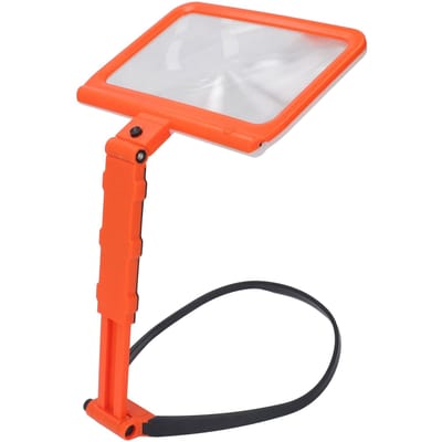 Nekhanger Volledige Pagina Vergrootglas met 48 LED-lampjes Handheld Bureau Vergrootglas voor Lezen
