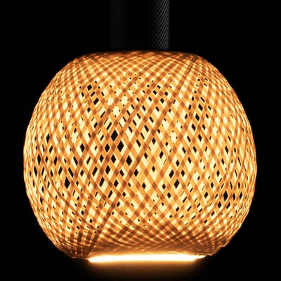 Segula LED Floating Bamboo naturel G180 E27 5W 2.200 K dimbaar
