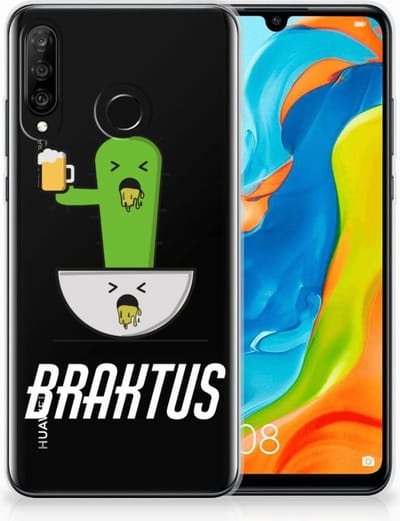 Huawei P30 Lite Telefoonhoesje met Naam Braktus