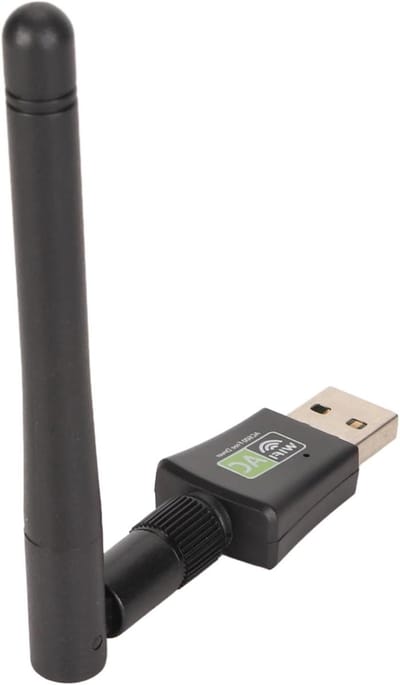 Draadloze Netwerkadapter - Wifi Dongle - Snelle Internetverbinding - Dual Band AC - 600 Mbps - Zwart
