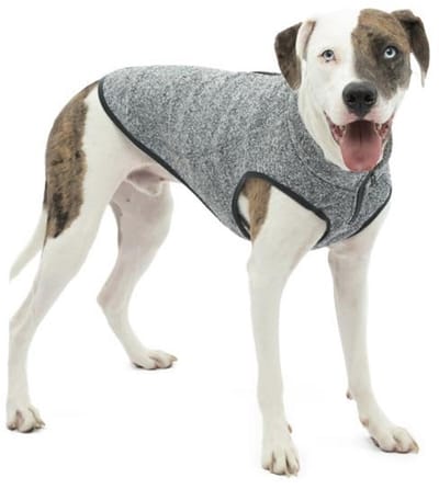 Hondensweater, Fleece Vest voor Honden, Gebreide Fleece Jacket voor Huisdieren, Lichte Jasje met Rits voor Tuig