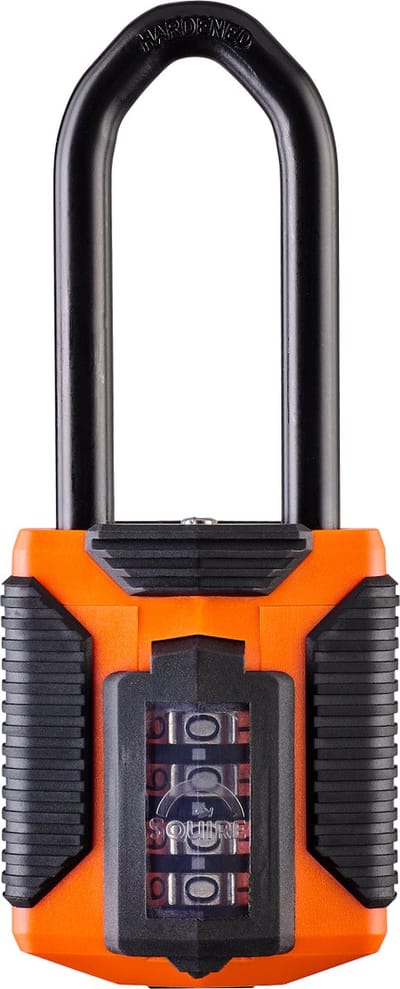 Squire CP50/ATLO/2.5 - Hangslot - Cijferslot - Weerbestendig - Robuust slot met lange beugel - All Terrain lock - 50 mm