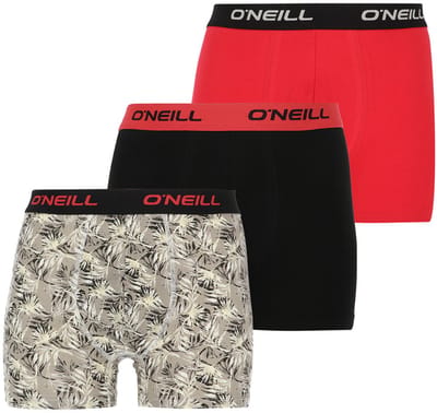 Heren boxershorts | Frozen leafs | Merk: O’Neill | Kleur: Rood | Maat: S t/m XXL | 9 Pack