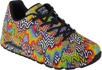 Skechers Uno - Infinite Drip, Vrouwen, Veelkleurig, Sneakers, maat: 36,5