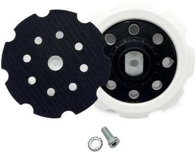 Sanding disc backing pad 5 inch met 8 gaten, polijstschijf met M8 schroef, geschikt voor orbitale polijstmachines zoals PO5000C en PO6000C