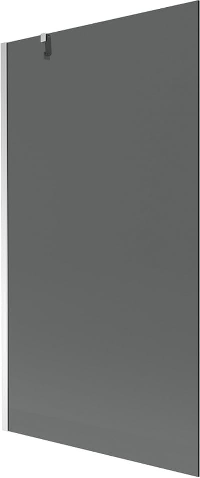 Mexen Next badwand scherm 1-vleugelig 100 x 150 , grafiet, chroom - 895-100-000-00-40-01