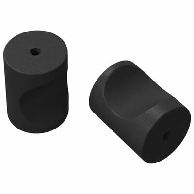 vidaXL - Kastknoppen - 2 - st - Zwart - M4 - x - 12 - mm - IJzer