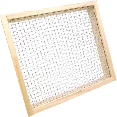 Tuinzeef - Compostzeef Grondzeef - Tuinieren Composteren - Stevige Houten Structuur - 29x32.5x5 cm - Niet gespecificeerd