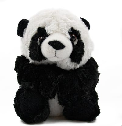 PIA Soft Toys - Pluche Knuffeldier Panda - 16 cm