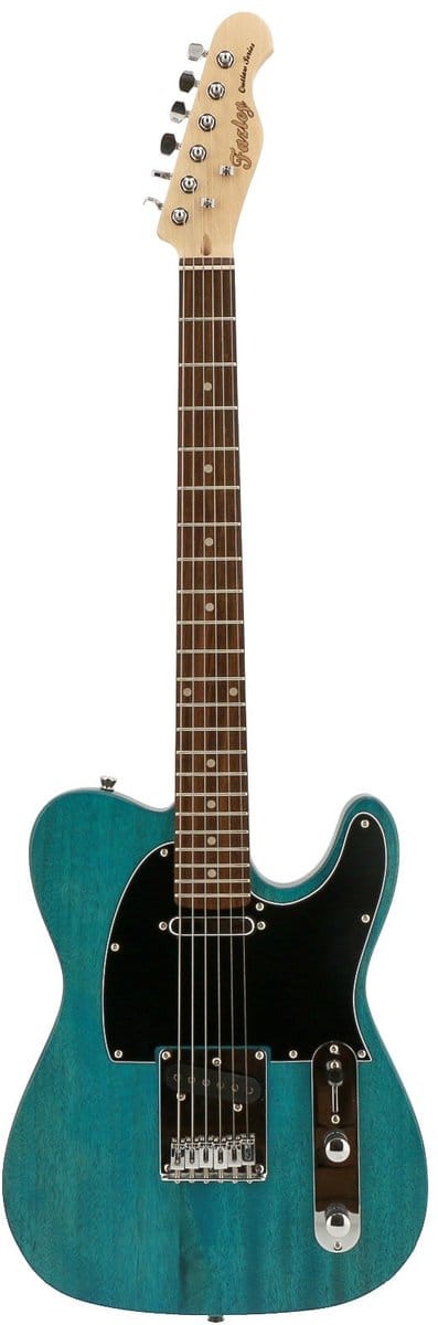 Elektrische gitaar - Met gratis lessen - incl. gigbag - Fazley Coyote - Blauw