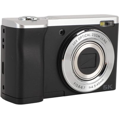 5K Digitale Camera voor Fotografie 10x Optische Zoom Intrekbare Lens 16MP Voor 12MP Achter 6 Assen