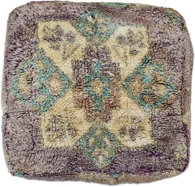 Poufs&Pillows Marokkaans vloerkussen - Uniek en handgemaakt - 60x60x20 CM - Gevuld geleverd - Kleurrijk palletkussen k1419