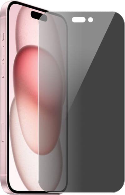 Coverup Screen Protector - Geschikt voor iPhone 16 Screen Protector - Coverup Privacy Tempered Glass - Transparant