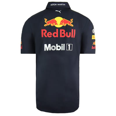 Puma Aston Martin Red Bull Racing Team F1 Korte Mouw Heren Shirt 762883 01