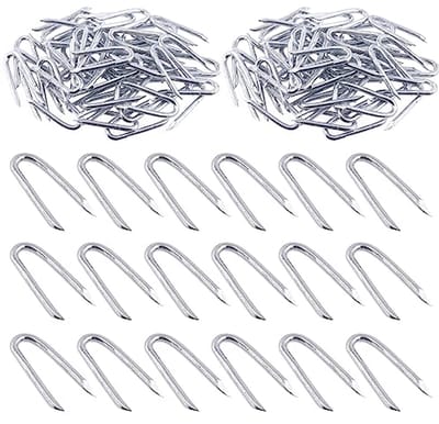 200 Stuks 3/2 " - 0.16 " × 1.57" Staaldraad Hek Nietjes voor Omheiningen