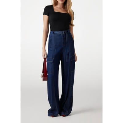 GUESS  Eco Agatha Cargo Bodeguita Dark Größe: W24L32 | Cargohosen Outlet | Damen