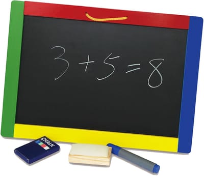 Houten dubbelzijdig magnetisch krijtbord Viga accessoires