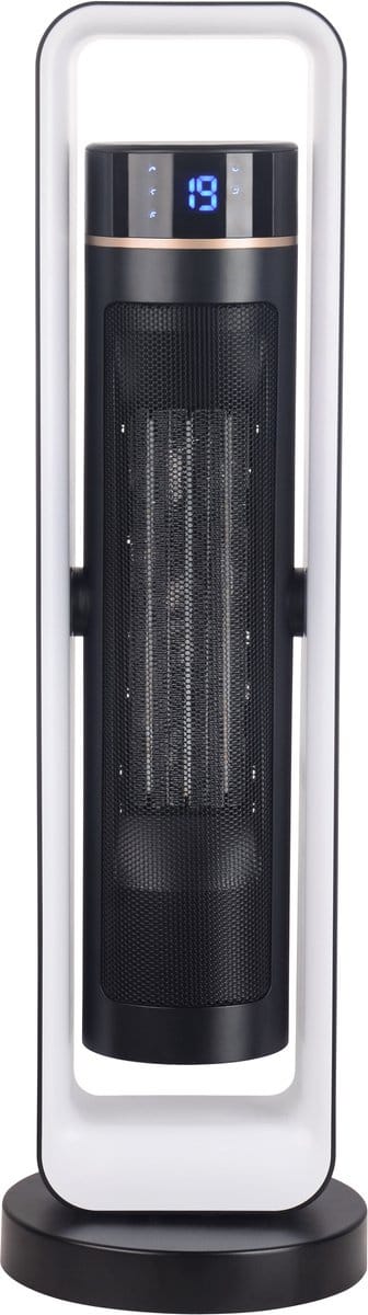 QONOS Heat Tower Fan - Torenkachel - 2200W - Elektronische Thermostaat 10-35 °C - Oscillatie - LED-display - Afstandsbediening - 12-uurs Timer - Q1123628