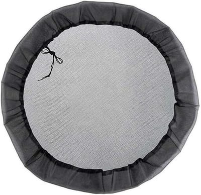 Regenton Net - Water Ton - Buiten Opbergen - Fijn Gaas - 120 cm - Zwart