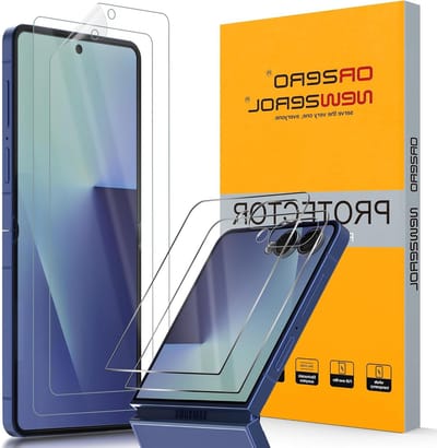 2 Stuks TPU Screen Protector + 2 Stuks Achterkant Screen Protectors Geschikt voor Samsung Galaxy Z Flip 7 5G, Hoge Resolutie, Bubble-vrij, Krasbestendige Bescherming