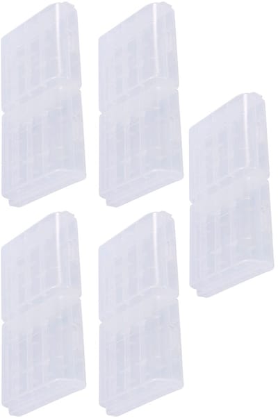 Jhubersproducts - Batterijopslagdoos - AA Batterijen - Transparante Hard Plastic Case - Organisatie voor Batterijen - Multifunctioneel en Duurzaam