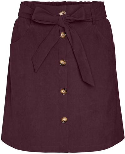 Vero Moda Curve Rok VMCVILJA High waist Korte Corduroy rok