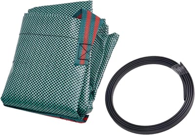 Tuinafvalzakken - Opvouwbare zakken - Afval verzamelen - Scheurbestendig PP-weefsel - 80x100 cm - Groen