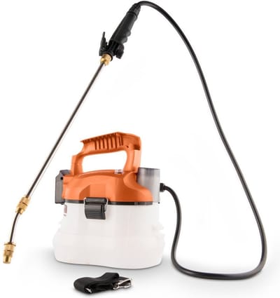 Dual Power Drukspuit op accu POWDPG80400 - 20 V Druksproeier met telescopische lans, 5 bar druk en 30 l/hour debiet, 4 L capaciteit, zonder accu en lader, tuingereedschap