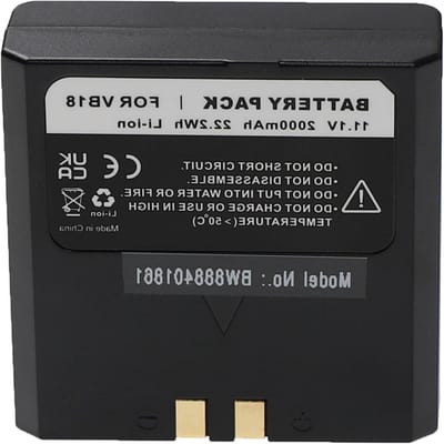 Camera Accu - Vervangende Batterij - Flitser Gebruik - Hoge Capaciteit - 2000mAh 111V - Zwart