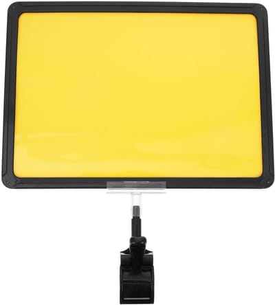2 Sets Prijsbord voor Supermarkten met Clip - Dubbelzijdig Prijslabel voor Retail en Catering, Ideaal voor Prijsweergave en Merchandising