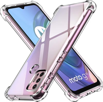Hoesje geschikt voor Motorola Moto G30 / Moto G20 / Moto G10 - Techsuit Shockproof Silicone Back Cover - Transparant