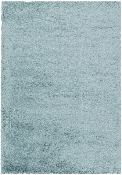 Extra hoogpolig shaggy vloerkleed Fluffy - blauw - 140x200 cm