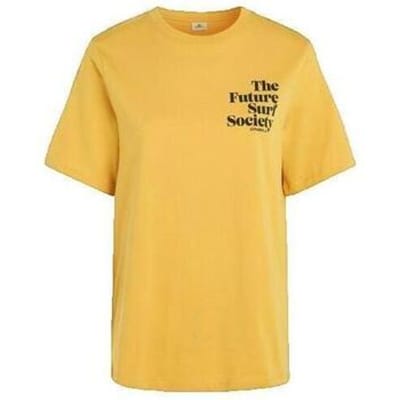 T-shirt Korte Mouw O'neill T-shirt O'Neill Future Surf Society coupe régulière jaune