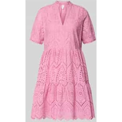Mini-jurk met ajourwerk model 'Holi'