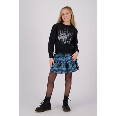 Vingino Girls Qarlieke Mini Skirt Deep Black Taglia: 16 | Gonne Outlet | kids | Nero
