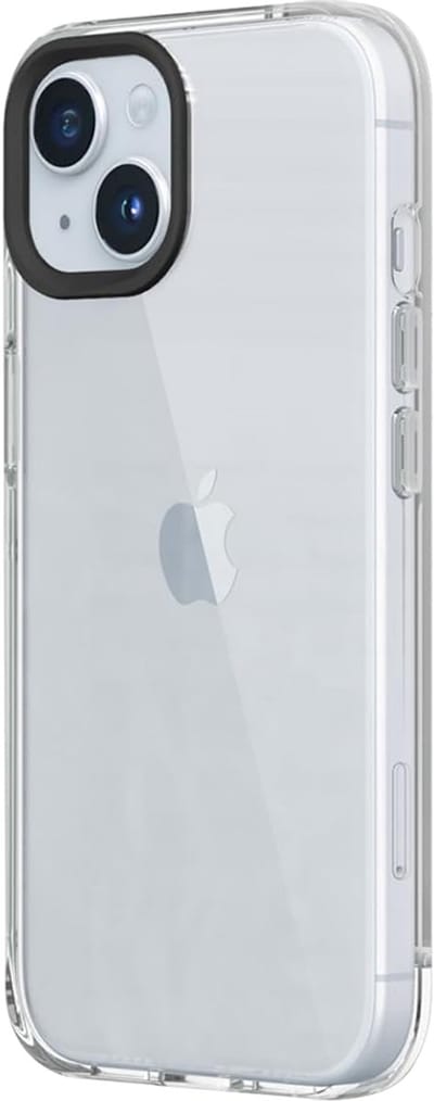 Rhinoshield Clear Hoesje Geschikt voor Apple iPhone 15 Plus | Back Cover | Schokabsorberende TPU bumper | Transparant