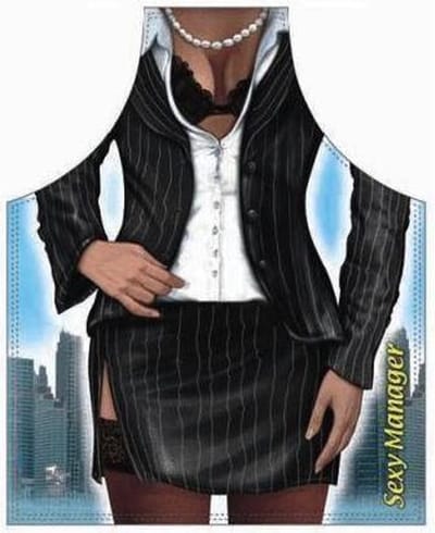 Benza Schort Sexy Manager - Sexy/Leuke/Grappige/Mooie Keukenschort